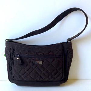 NWT! Vera Bradley pocketbook, dark brown.